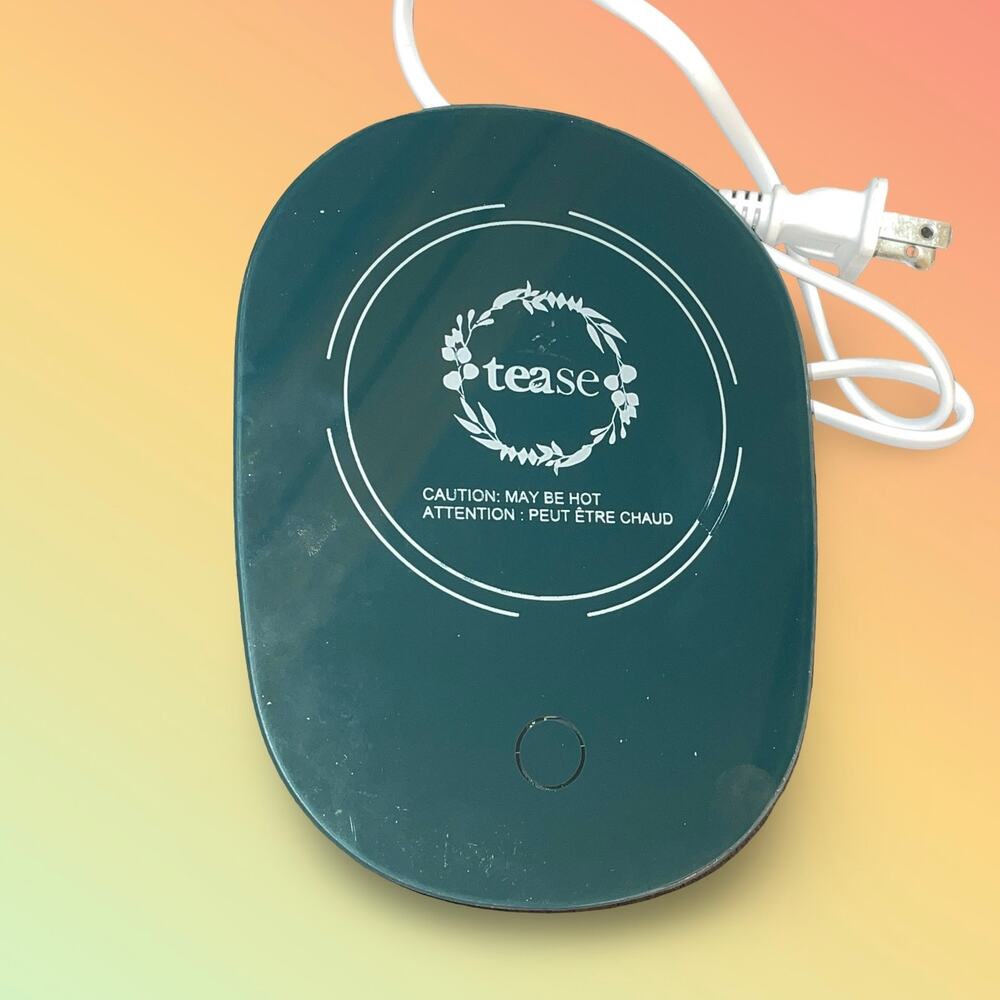 Tease Smart Heated Mug Warmer Base Only Replacement Electric Teal Plate Tested